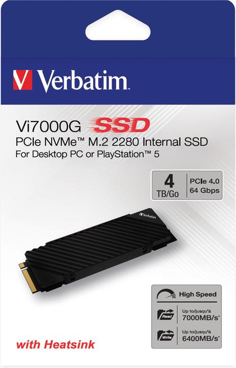 Immagine prodotto Verbatim Vi7000 (4000 GB, M.2 2280)
