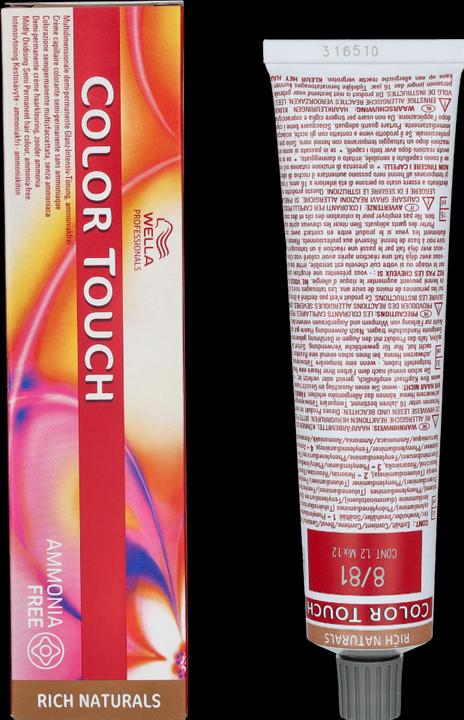 Immagine prodotto Wella Colore Touch Rich Naturals (8/81 biondo chiaro perla-cenere)