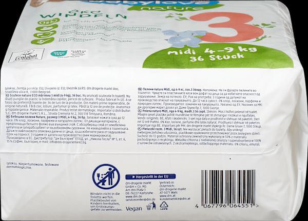 Actual product image dm babylove nature Windeln (Size 3, Pack, 36 Piece)