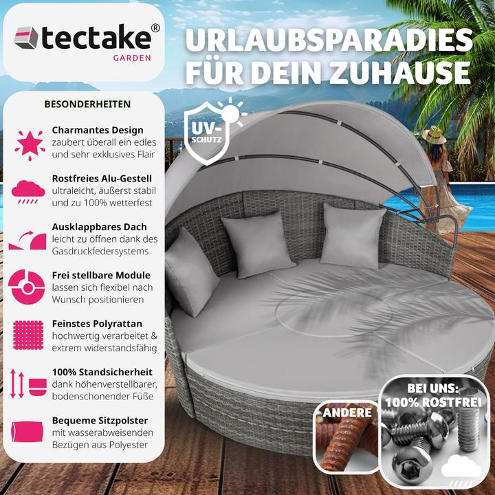 Produktbild tectake Sonneninsel Rattan