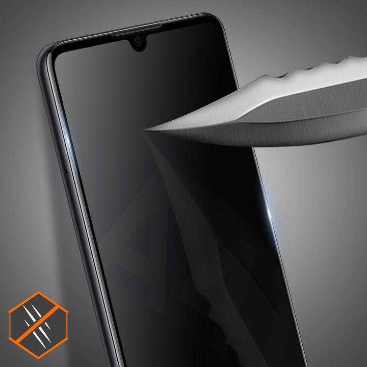 Actual product image Avizar Privacy glass screen protector (1 Piece, Samsung Galaxy A41)