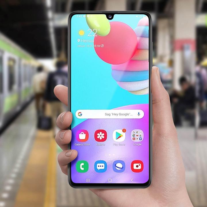 Actual product image Avizar Privacy glass screen protector (1 Piece, Samsung Galaxy A41)