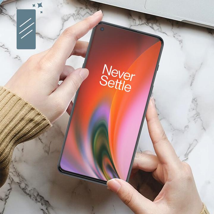 Produktbild Avizar Kristallklare Folie, Glas-Displayschutz (1 Stück, OnePlus Nord 2)