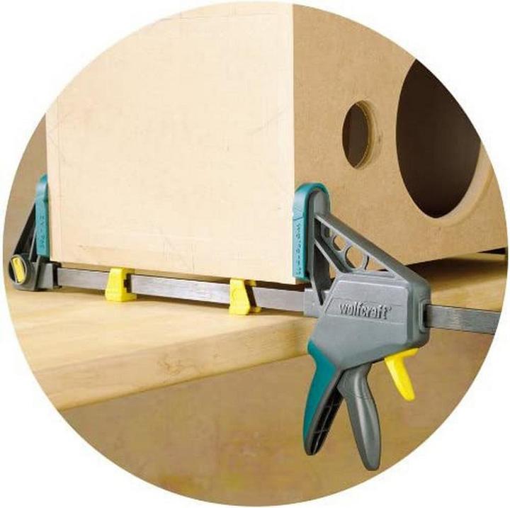 Produktbild wolfcraft wolfcraft 1 EHZ - Einhandzwinge PRO 100/700mm (700 mm)