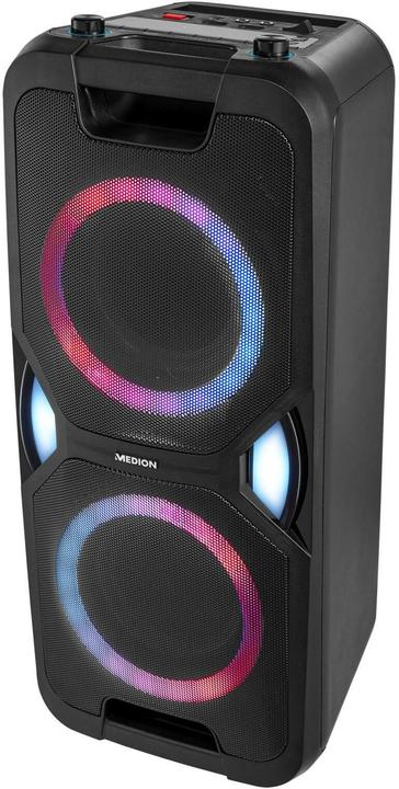 Produktbild Medion MD 44468 Partylautsprecher schwarz (15 h, Netzbetrieb, Akkubetrieb)