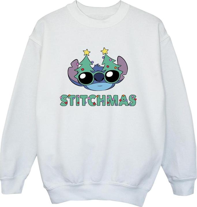 Disney Lilo & Stitch Stitchmas Glasses Sweatshirt Jungen