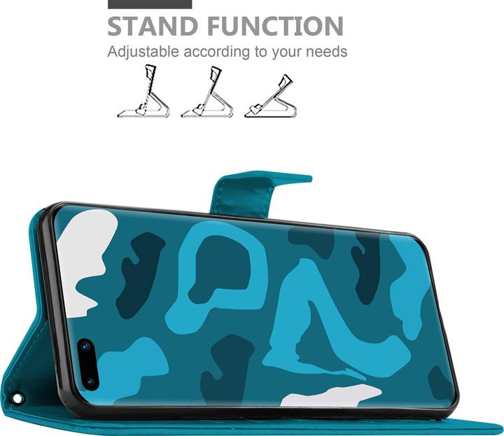 Productafbeelding Cadorabo Bloemen Boekomslag (Huawei P40 Pro)