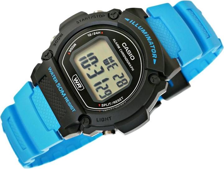 Produktbild Casio Collection - W-219H-2A2 (Digitaluhr, 47 mm)