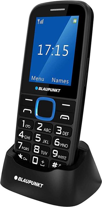 Produktbild Blaupunkt BS 04 black-blue ENG (0.03 GB, Schwarz, Blau, Single SIM)