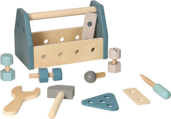 Immagine prodotto Cassetta degli attrezzi in legno - Blu