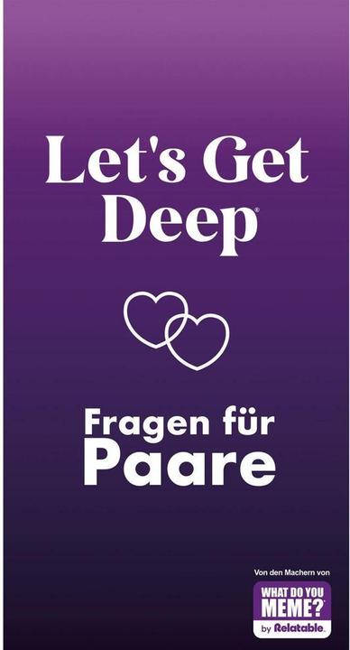 Produktbild 883803 - Lets get Deep (DE) (Deutsch)