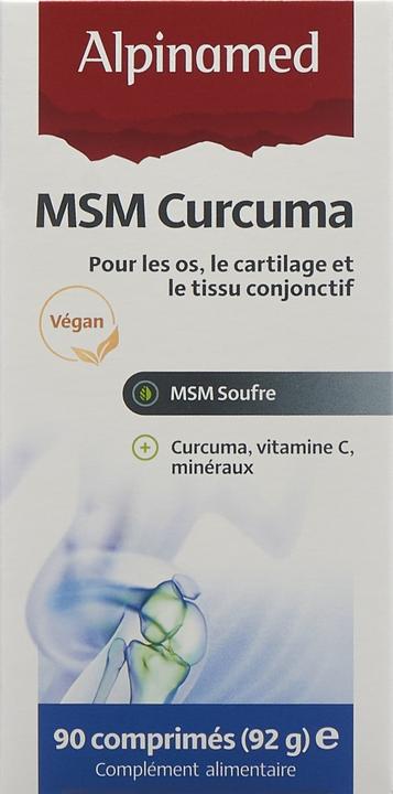 Produktbild Alpinamed MSM Curcuma (90 Stück, Tabletten, 128 g)