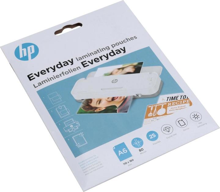 Immagine prodotto HP Film di laminazione Ogni giorno A6, 80 µm, 25 pezzi, lucido (A6, 25 Pezzo/i, 80 µm)