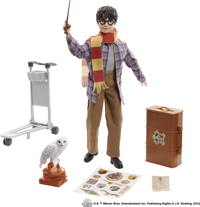 Produktbild Gleis 9 3/4 Spielset mit Puppe & Hedwig Figur