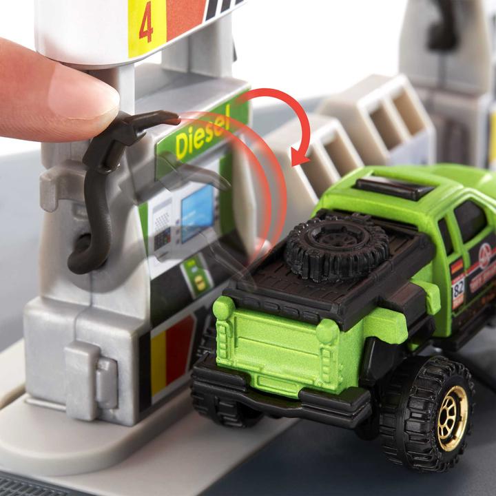 Actual product image Matchbox ACTION DRIVERS FUEL STATION Playset