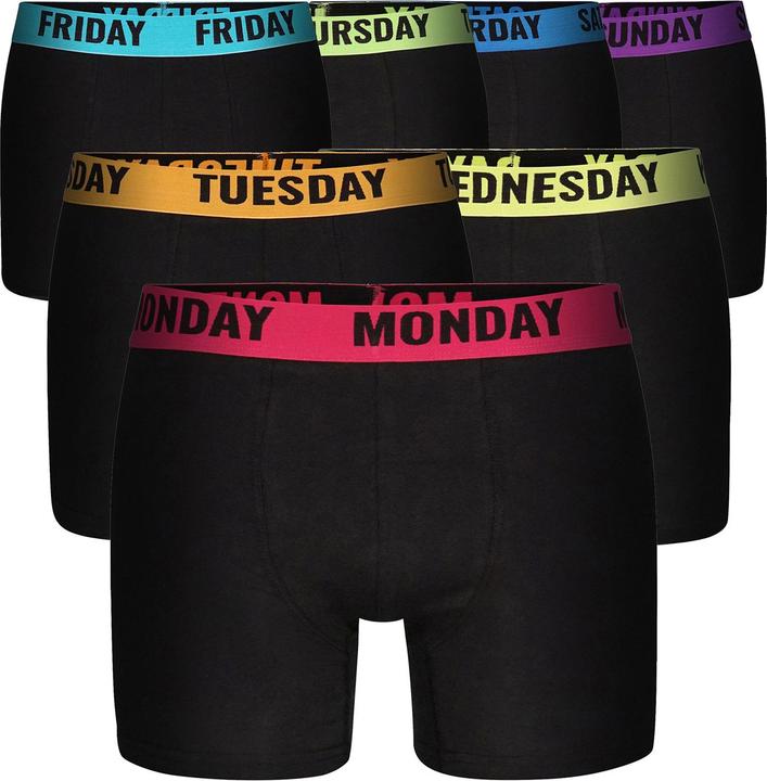 Immagine prodotto Happy shorts Retroshorts Lunedì Domenica (M, Confezione da 7)