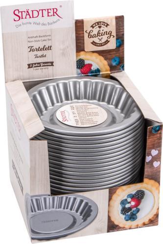Image du produit Städter Tartelettes, moule à tartelettes, Ø10 cm, revêtement antiadhésif