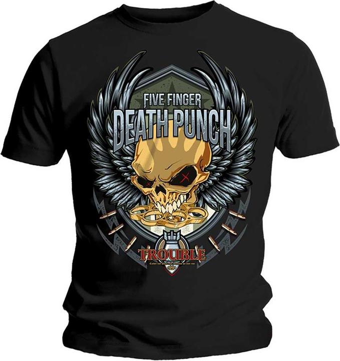 Five Finger Death Punch Trouble TShirt (L)