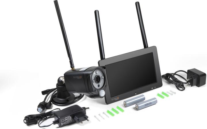 Technaxx TX-128 4880 Radio, wireless, WLAN IP radio surveillance set 4-channel with 1 camera 1920 x 1080 (1920 x 1080 Pixels)