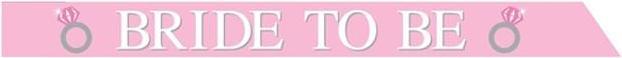 Actual product image Creative Party Bride To Be Satin Bridal Shower Sash