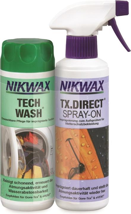 Produktbild Nikwax Tech Wash + TX Direct Spray 2 x 300 ml (2 x, 300 ml)