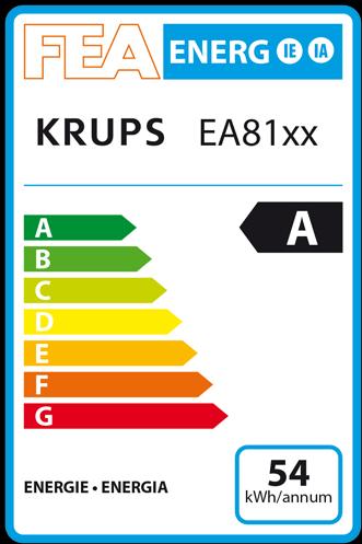 Etichetta energetica Krups Ea8161