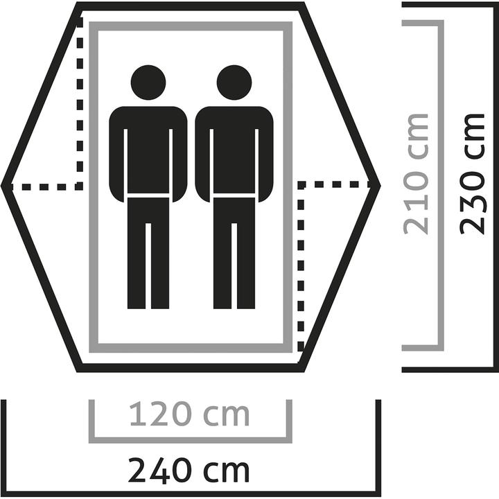 Image du produit Salewa Denali II (Tente igloo, 2.40 kg, 2 personnes)