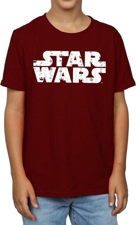 Immagine prodotto Star Wars Christmas Logo Maglietta Ragazzi (152, 158)