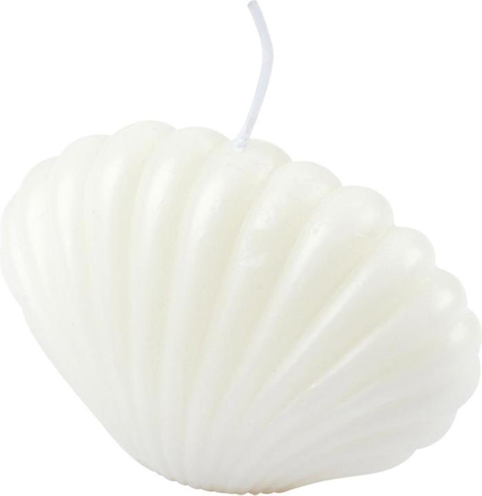 Immagine prodotto Casativo Guscio decorativo per candela con stoppino, bianco, 8,5 x 4,5 x 6 cm (1 pz.)