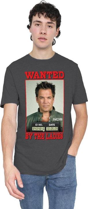 Actual product image Ncis Unisex Adult Wanted T-Shirt (M)