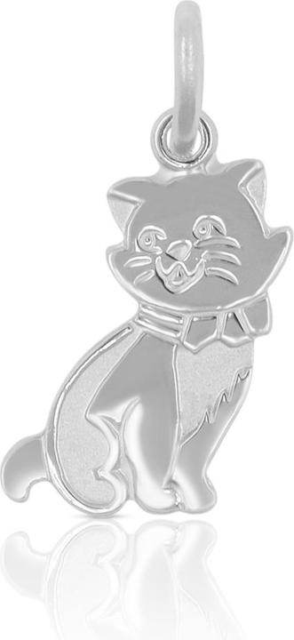 Produktbild Muau Pendant cat white gold 750, 18x9mm (750/18K Weissgold)