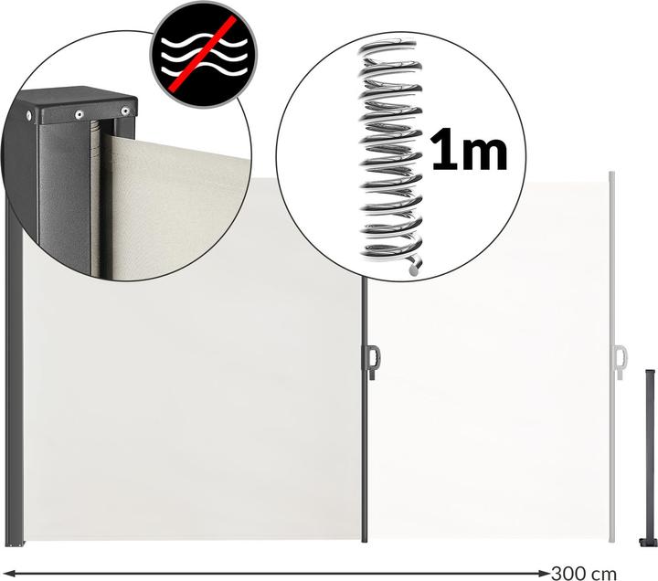 Immagine prodotto Casaria Tenda da sole laterale (3 m)