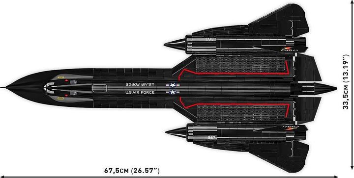 Actual product image Cobi Lockheed SR-71 Blackbird US Military Aircraft