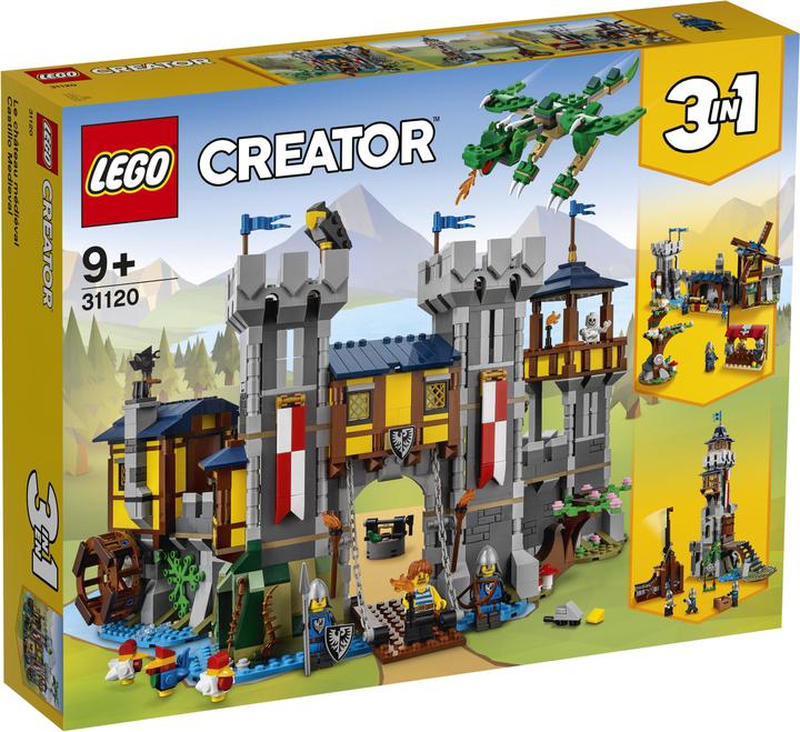 Produktbild LEGO Mittelalterliche Burg (31120, LEGO Creator 3-in-1, LEGO Seltene Sets)