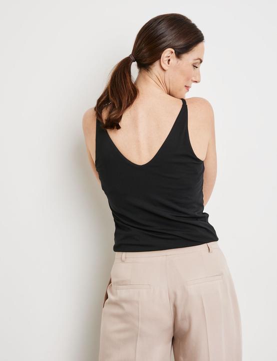 Produktbild Gerry Weber Basic Top mit Rückenausschnitt Top Gewirke (42)