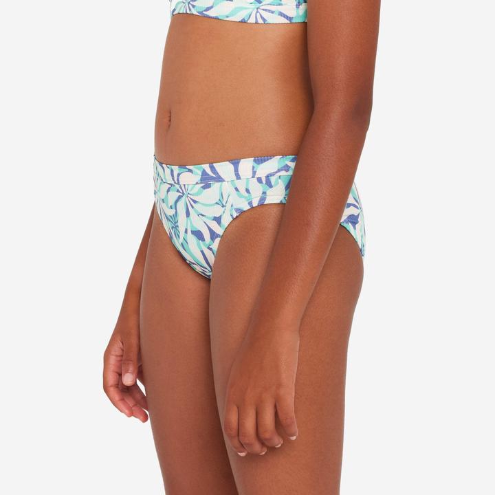 Actual product image Olaian Bikini-Hose Surfen Mädchen geblümt Alma Hao lila (140)