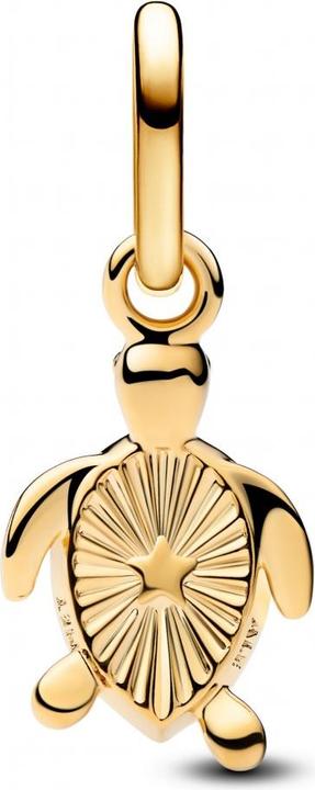Image du produit Pandora Charm mini pendentif tortue verte (Plaqué or, Métal)