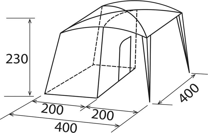 Actual product image Brunner Medusa Lodge (Tunnel tent, 15.40 kg, 4 persons)