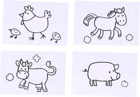 Image du produit Ses Mes premières couleurs avec de l'eau - Animaux de ferme