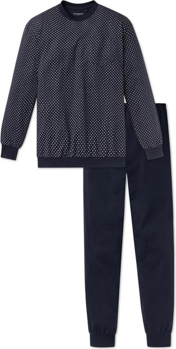 Produktbild Schiesser langer Pyjama Schlafanzug natürlich 100% Baumwolle | auch Übergrössen (62)