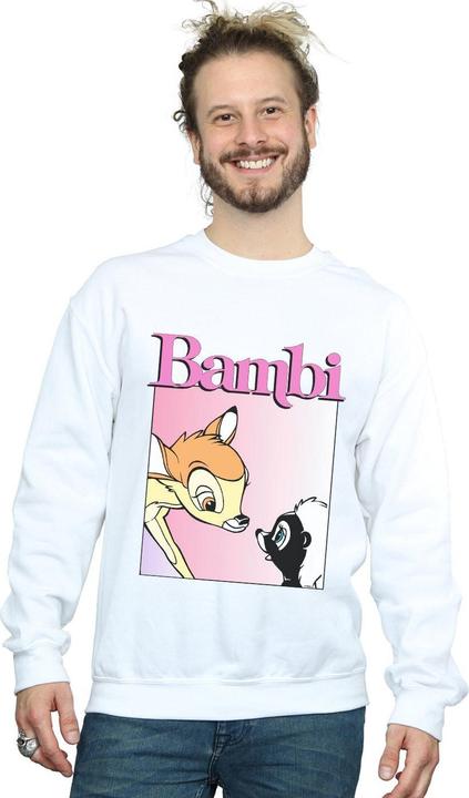 Actual product image Disney Mens Bambi Nice To Meet You Sweatshirt (XL)