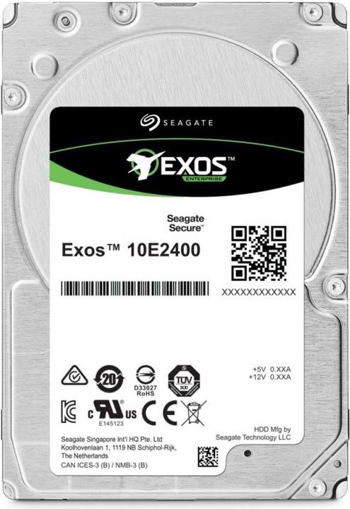 Image du produit Seagate Disque dur Exos 10E2400 Enterprise Capacity, 3.5 pouces, SAS cache, 512N (1.20 To, 2.5")