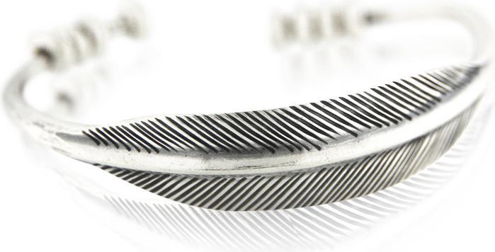 Produktbild Leyda Armspange Feder (17 cm, Silber 925)