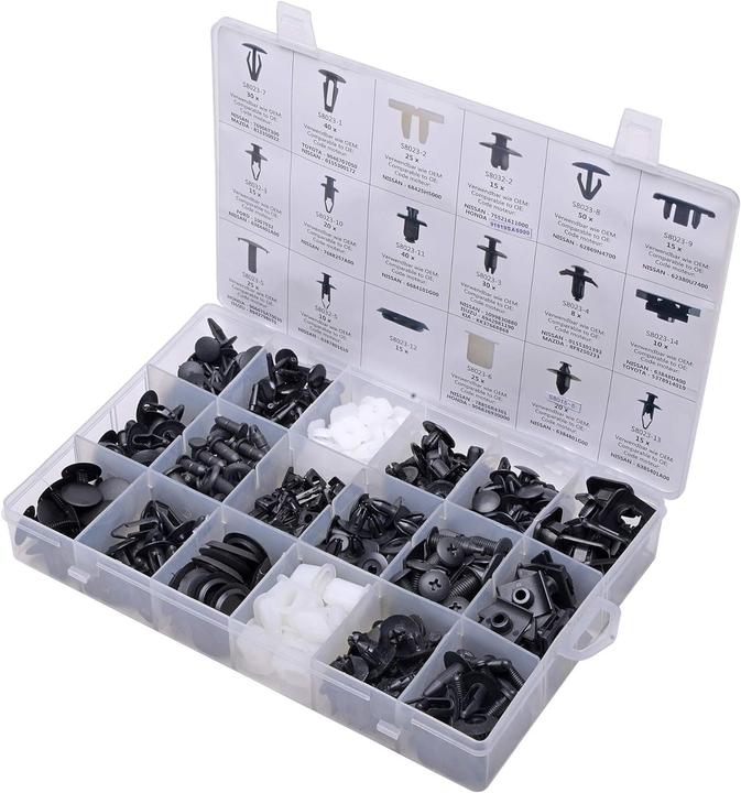 Actual product image SW-Stahl Assortment mounting clips Nissan