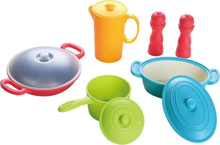 Actual product image Play and pots, cookery set, 10 pieces.