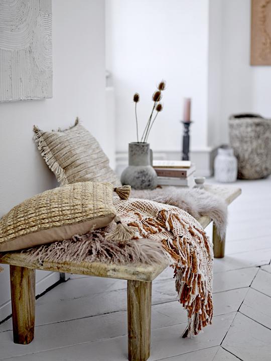 Immagine prodotto Bloomingville Cuscino Febbie, Natura, Cotone (45 x 45 cm)
