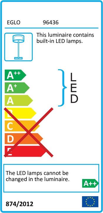 Energy Label EGLO Laroa (550 lm)