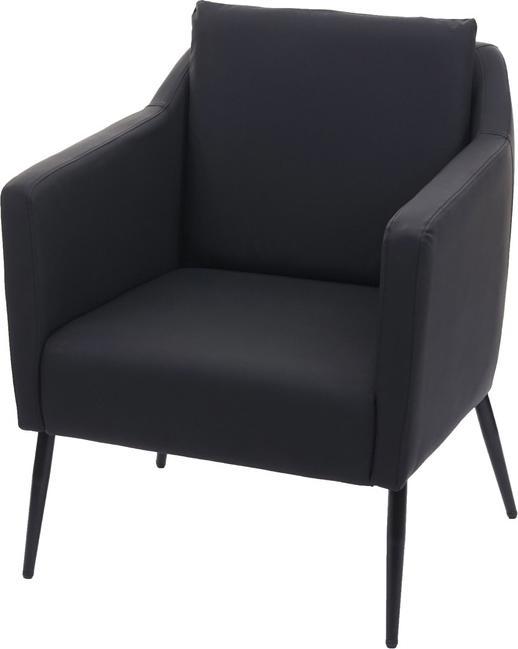 Produktbild Swisshandel24 Lounge-Sessel, Sessel Cocktailsessel Relaxsessel - Kunstleder schwarz