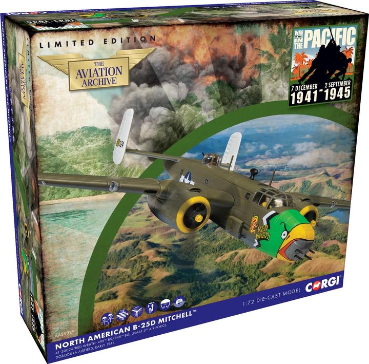 Produktbild Corgi North American B-25D Mitchell Red Wrath 1944