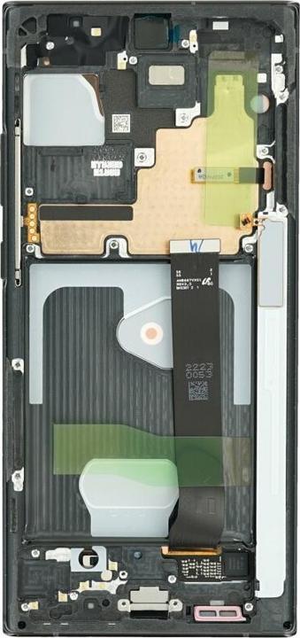 Actual product image Samsung Display + Frame Galaxy Note 20 Ultra 5G/4G black (without camera) (Display, Galaxy Note 20 Ultra 5G, Galaxy Note 20 Ultra)